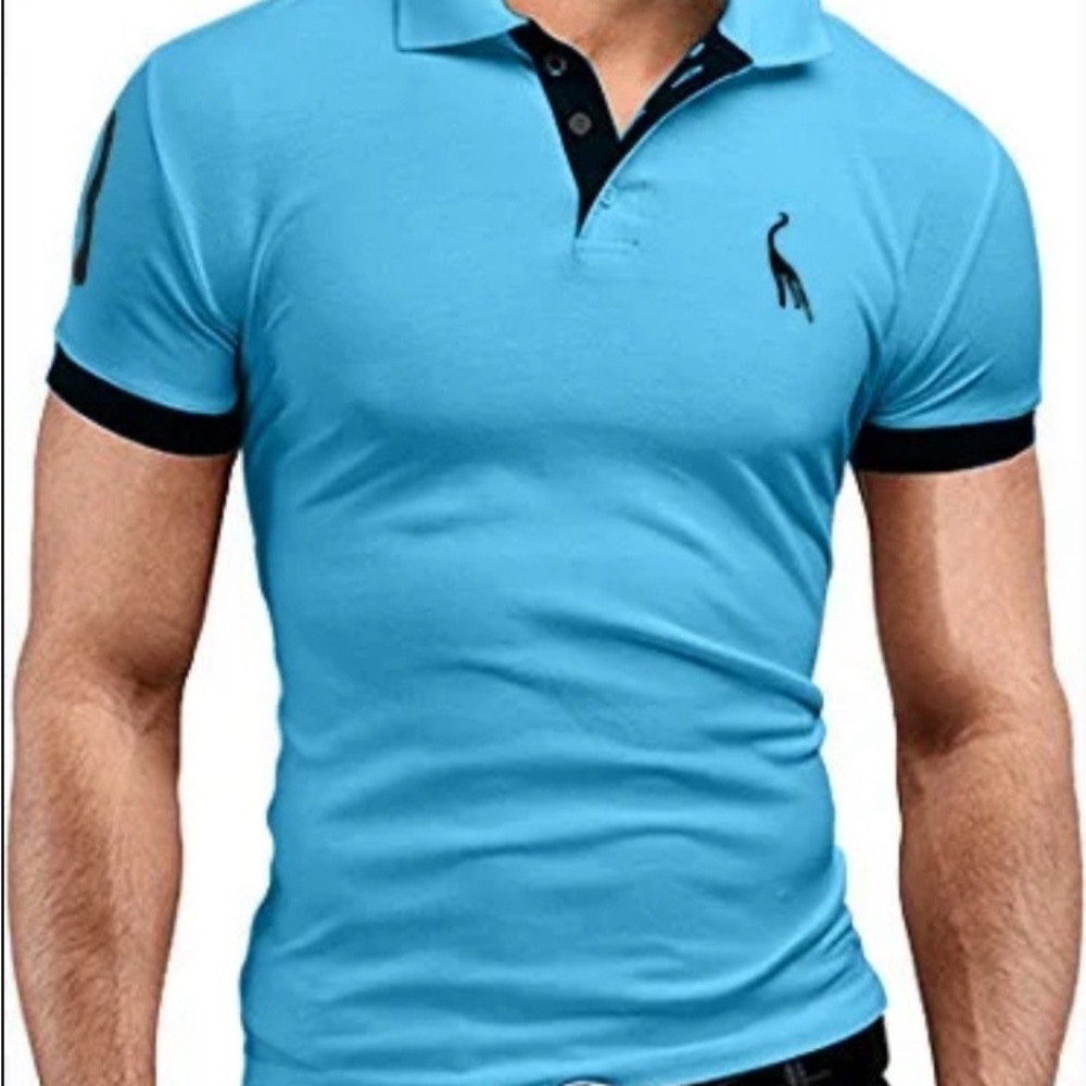 Men's Blue Polo Shirt